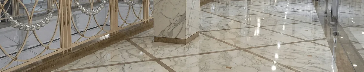 Beautiful marble floor professionally installed in San Francisco, CA